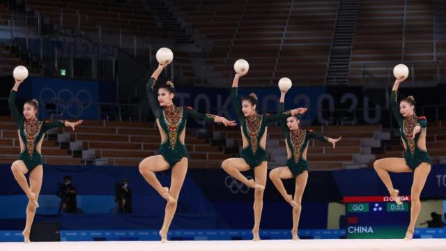 Equipo de gimnasia rítmica de Bulgaria, en una imagen de archivo