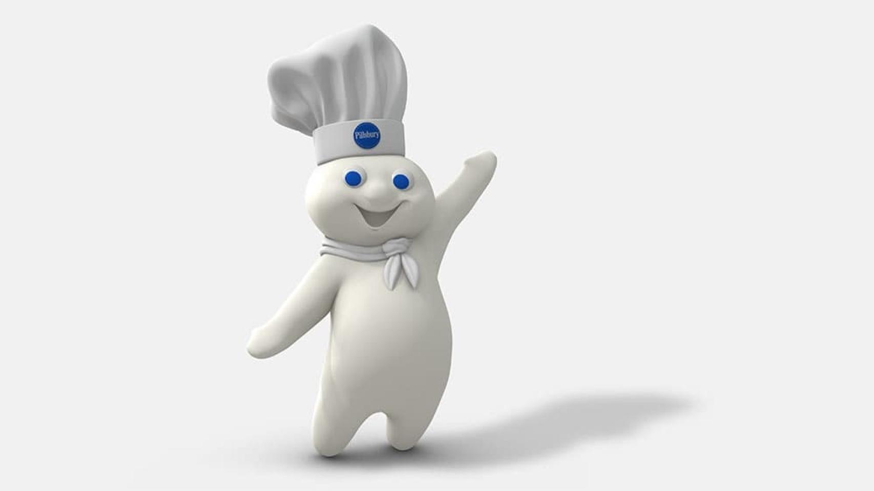 Pillsbury Doughboy (Poppy Fresco), la mascota y logo de la empresa Pillsbury Company