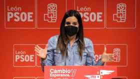 La secretaria de organización del PSOE de León, Nuria Rubio, en una imagen de archivo. / ICAL