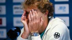 Alexander Zverev rompió a llorar en Múnich