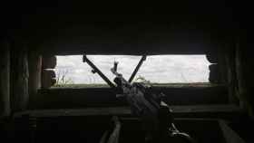 Un arma en una zona de Donetsk.