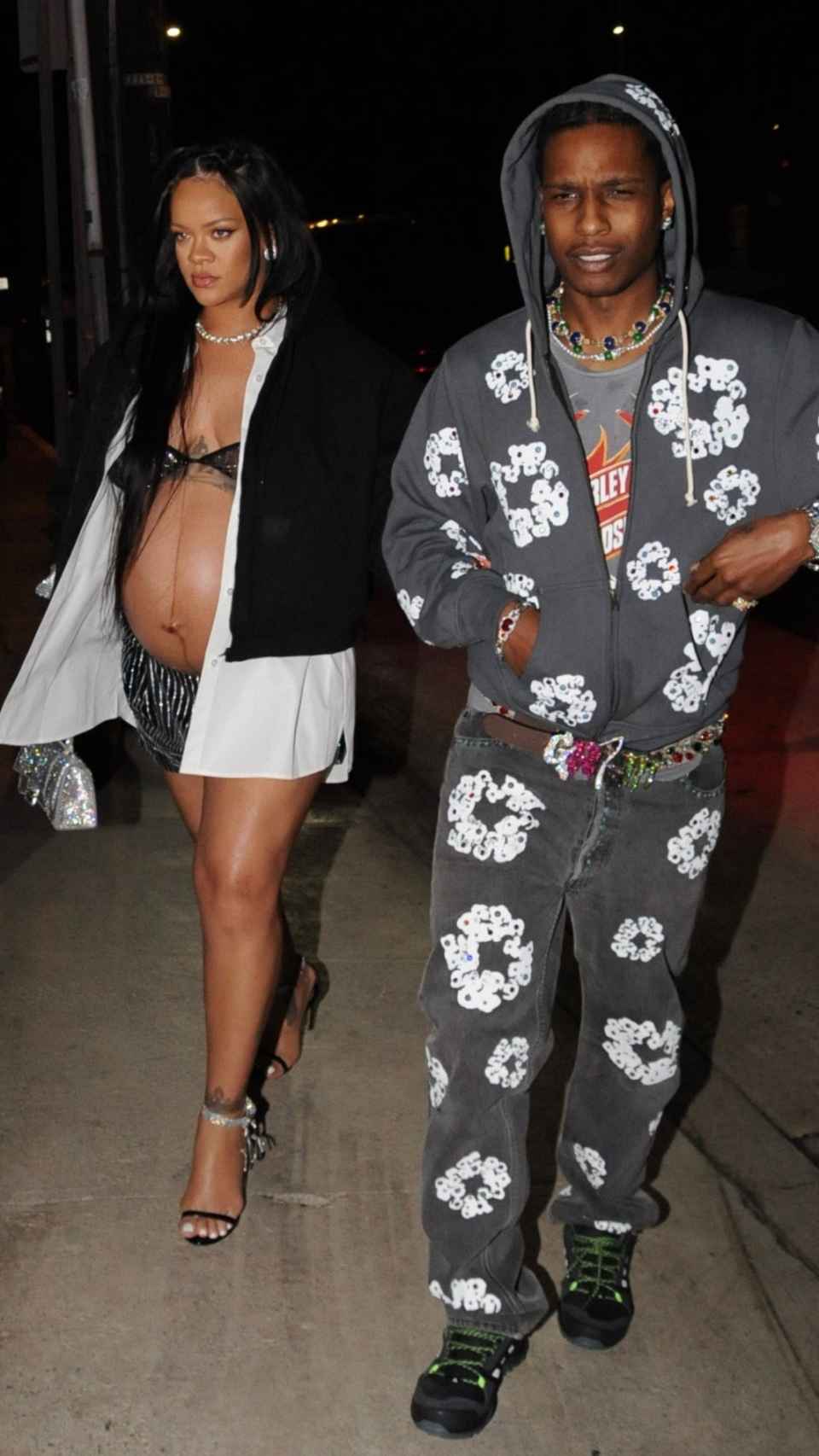 Rihanna y ASAP Rocky, en su última salida juntos por Los Ángeles esta misma semana.