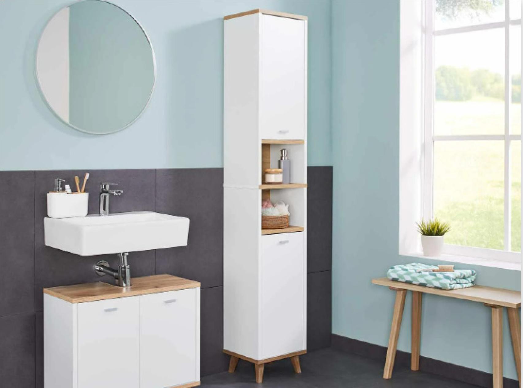 El nuevo mueble para el baño de Lidl con espacio de almacenamiento cuesta 49,99 €