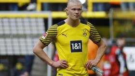 Erling Haaland, en un partido del Borussia Dortmund de la temporada 2021/2022