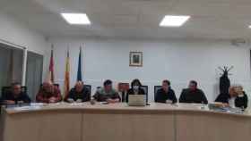 Pleno del ayuntamiento de Villar de Cañas.
