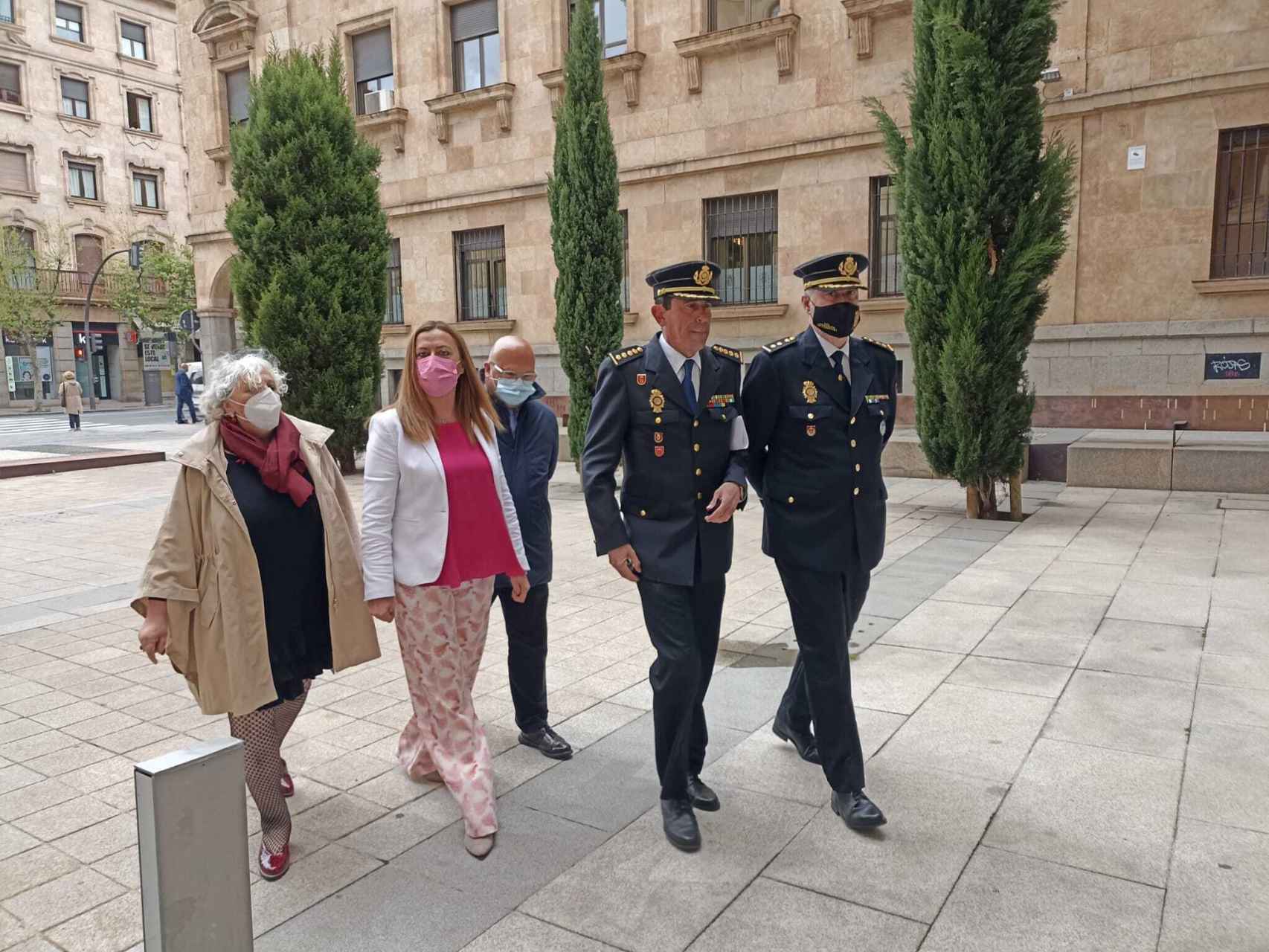La delegada del Gobierno, Virginia Barcones, visita Salamanca