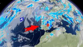 Bajas presiones sobre la Península Ibérica. Eltiempo.es.