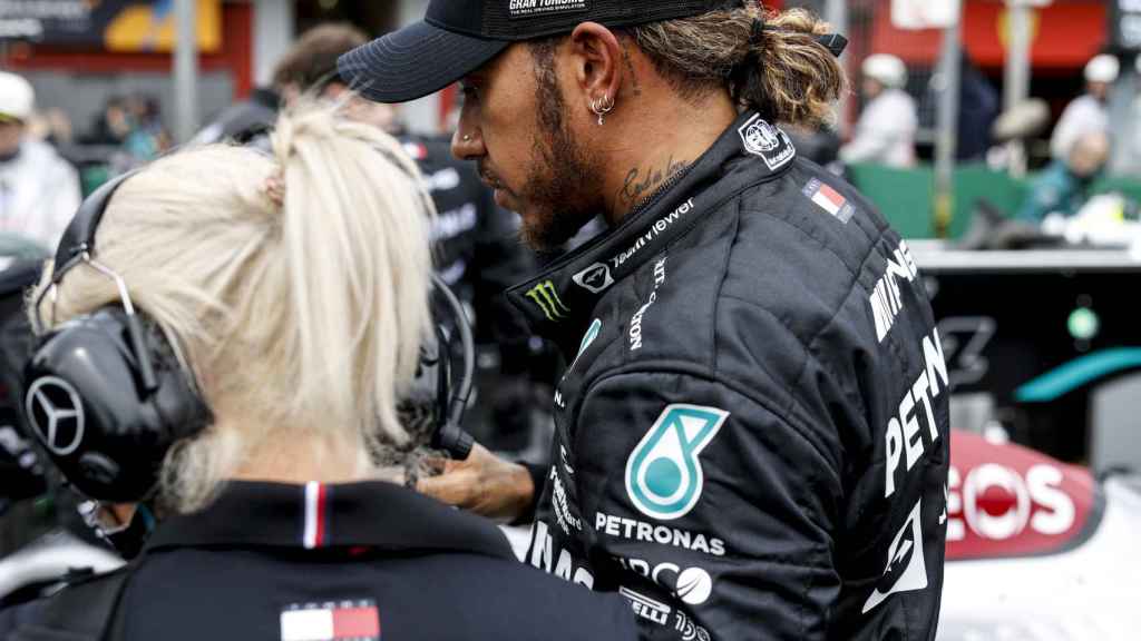 Lewis Hamilton en el Gran Premio de Imola de Italia