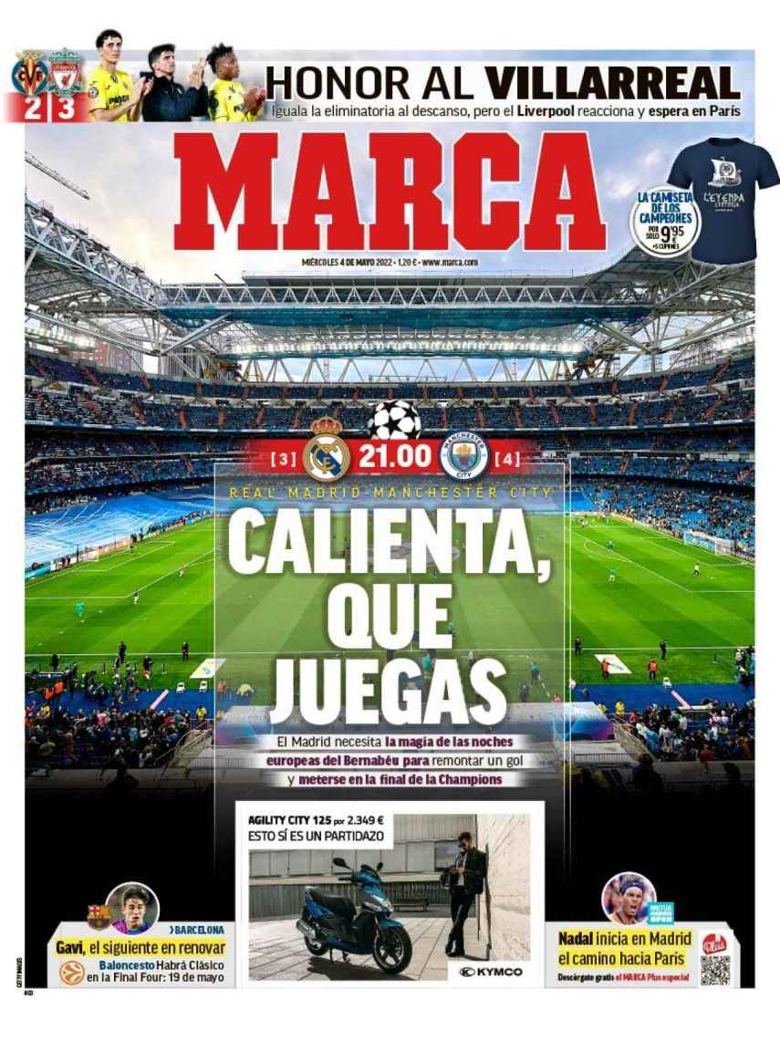La portada del diario Marca (04/05/2022)