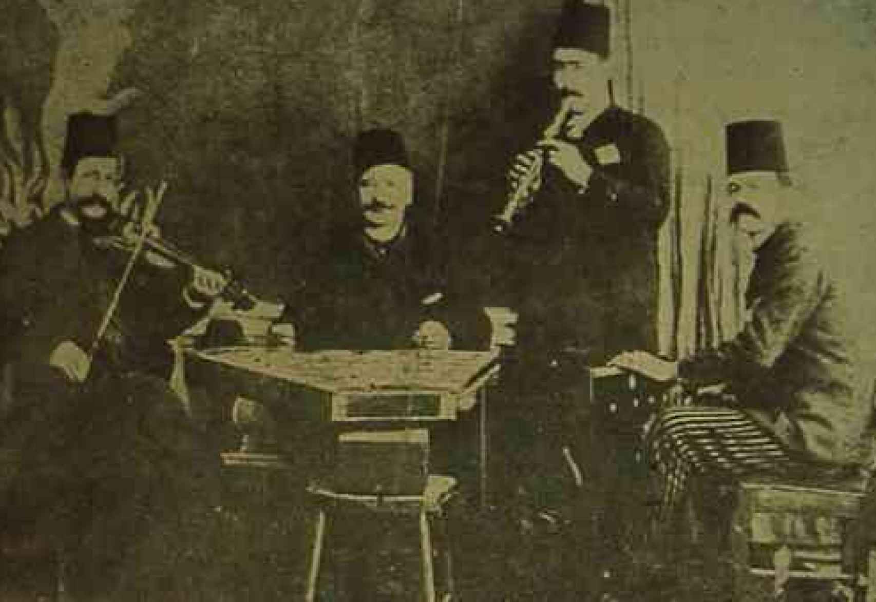 Músicos armenios antes del genocidio.