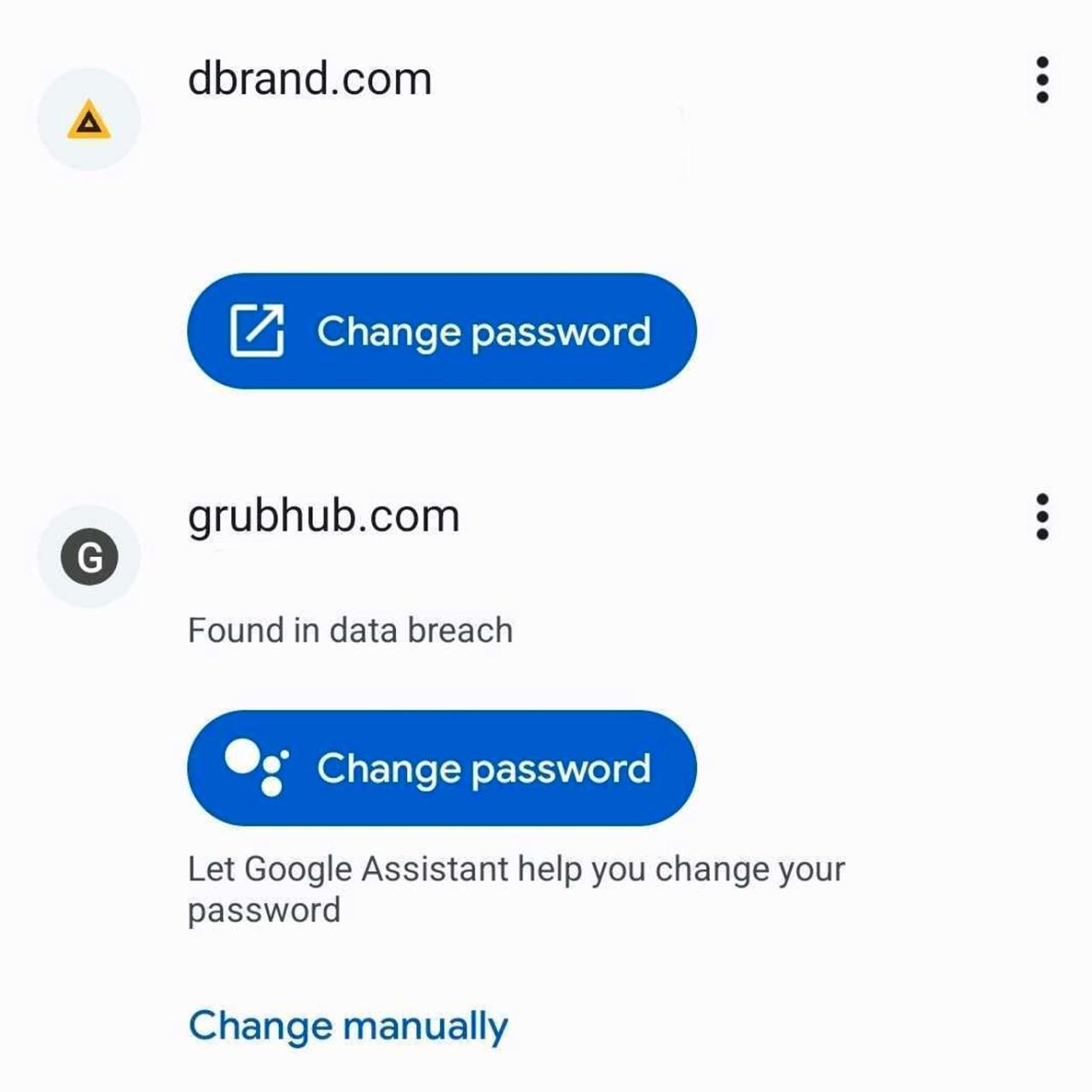 Passwords in Chrome