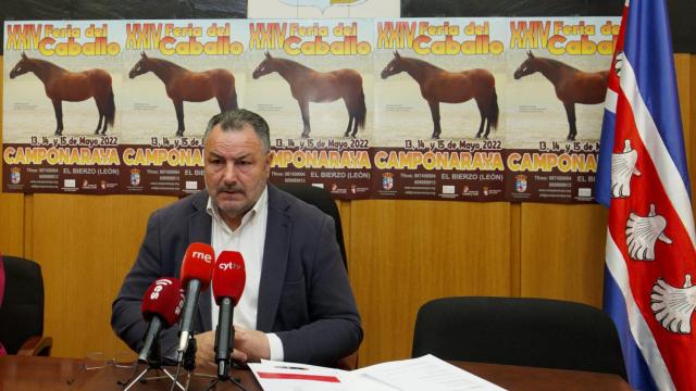 Eduardo Morán en una presentación este miércoles.