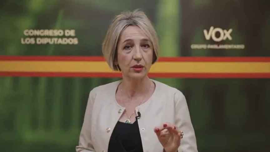 Inés Cañizares, diputada de VOX Toledo. Foto: Twitter @Vox_Toledo.