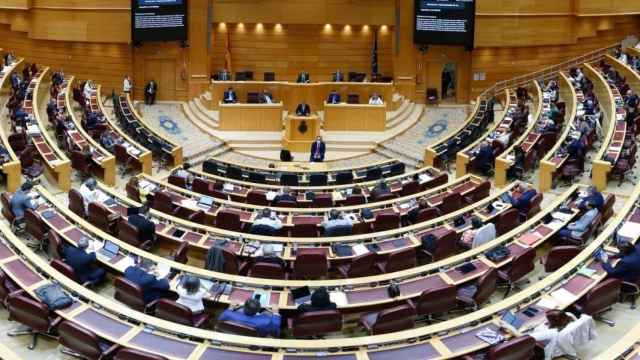 Interior del Senado de España.