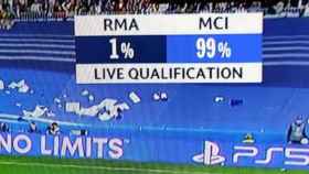 La predicción Real Madrid 1%-99% Manchester City