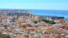 Vista de Almería desde la Alcazaba.