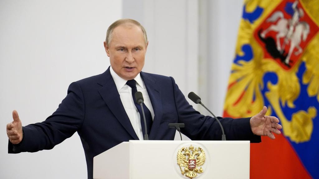 Vladimir Putin, en el Kremlin, el pasado 26 de abril.
