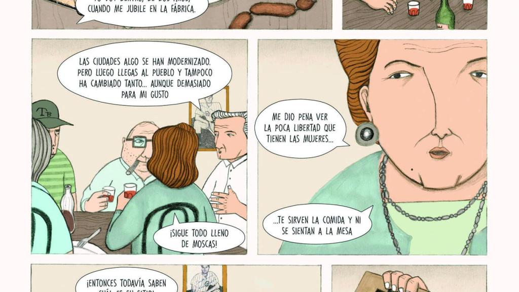 'Asturias, Dear Homeland', de Ana Penyas,  en 'Illustrating Spain in the US' (Fantagraphics)