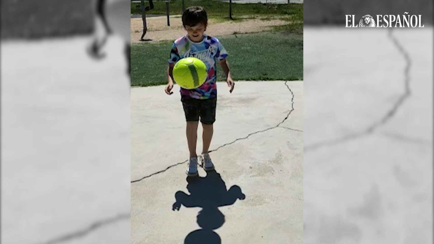 Roman, el niño ucraniano de los 1.000 toques al balón
