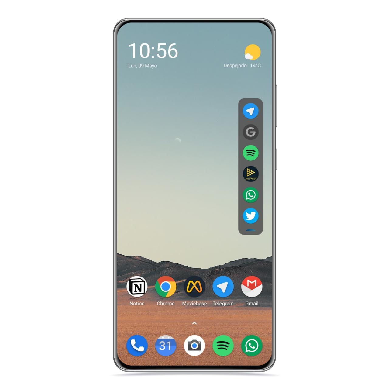 Sidebar on Xiaomi active