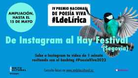Ámbito Cultural amplía hasta el 15 de mayo el plazo para optar al Premio Nacional de Poesía Viva #LdeLírica