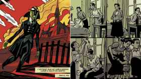 Viñetas de 'La guerra de los mundos', de Santiago García y Javier Olivares, y de 'Regreso al Edén', de Paco Roca
