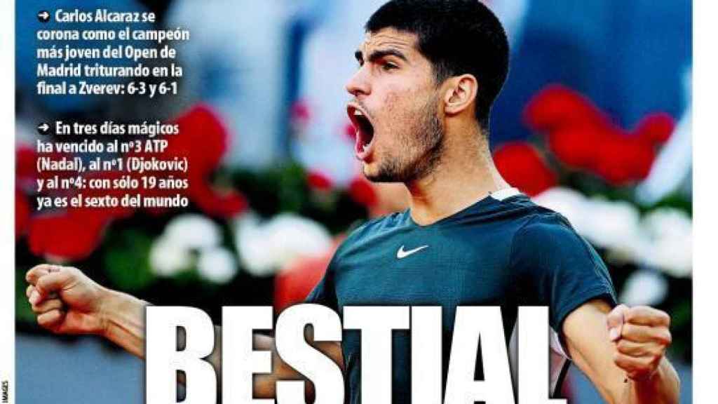 La portada del diario Mundo Deportivo (09/05(2022)