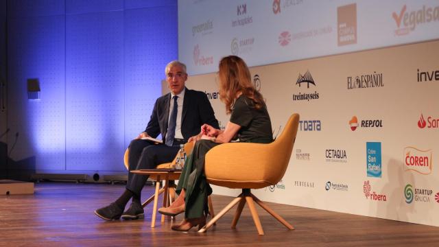 Francisco Conde durante su intervención en el Foro Económico.