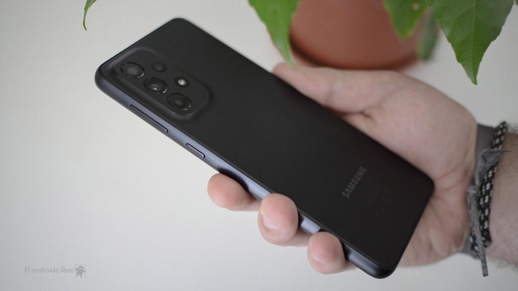 Samsung Galaxy A33 from the side