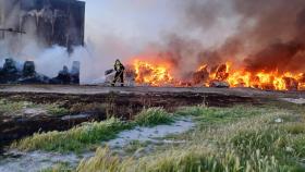 Incendio Aldeamayor de San Martín