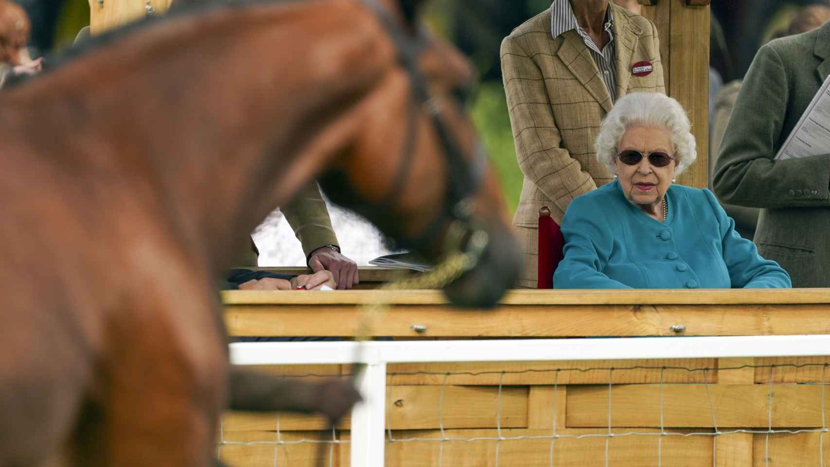 Isabel II en The Royal Windsor Horse Show 2021.