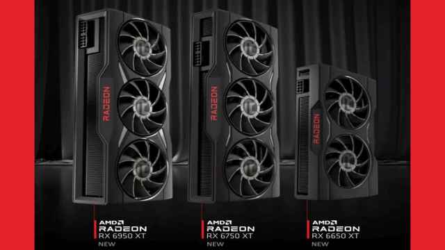 Nuevas GPUs de AMD, las 6950 XT, 6750 XT y 6650 XT.