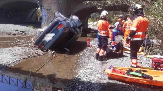 Intervención del Consorcio Provincial de Bomberos de Málaga el accidente de Estepona.