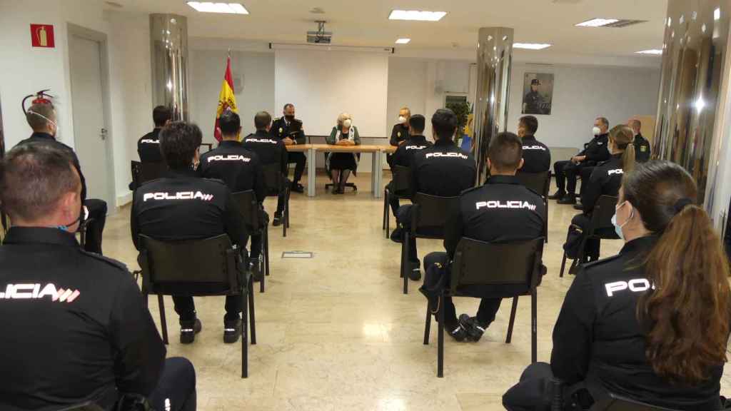 Policias Nacionales de prácticas en Salamanca