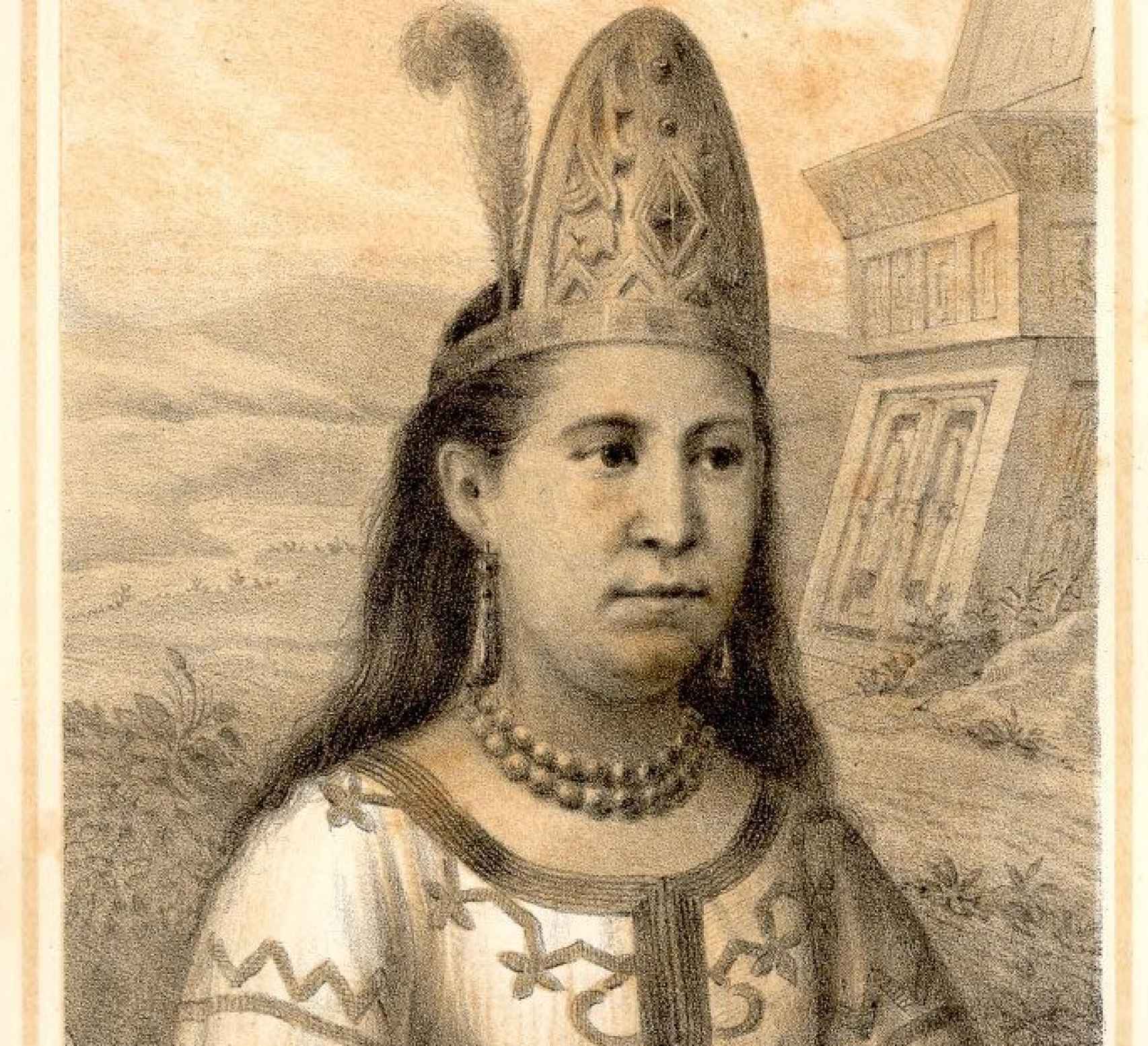 Un retrato de la Malinche.