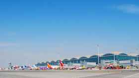 Aviones en el aeropuerto de Alicante, en imagen de archivo.