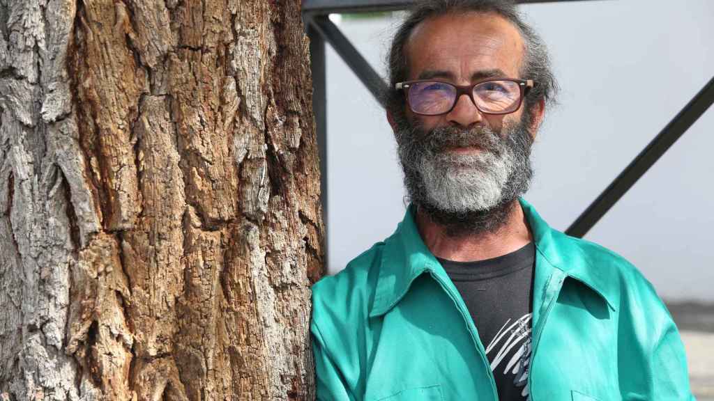 Miguel López Serrano, el toledano que ha vivido durante dos años a orillas del Tajo. / Fotos: Óscar Huertas.