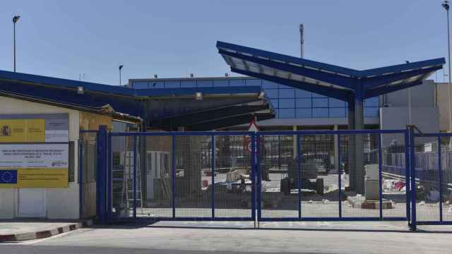 Aduana cerrada del Tarajal en Ceuta (España), el pasado día 7 de mayo.