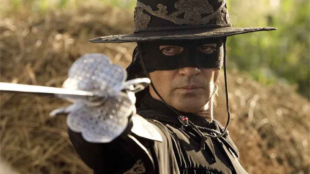 Antonio Banderas en 'La máscara del Zorro'.