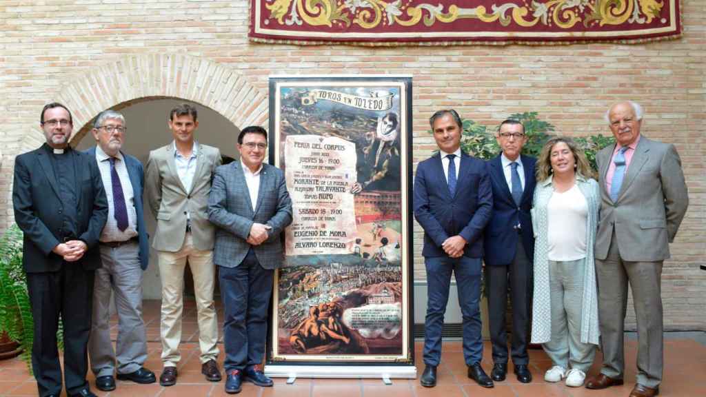 Presentación del cartel taurino de las fiestas del Corpus Christi 2022 de Toledo