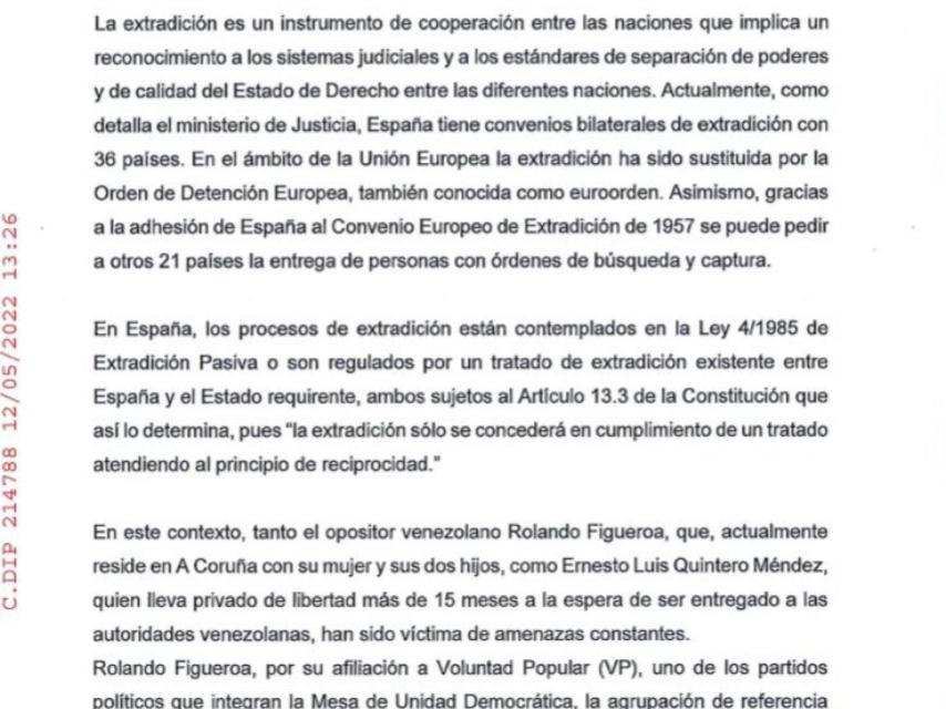 Encabezamiento de la Proposición No de Ley (PNL) registrada esta semana por el PP en el Congreso de los Diputados.