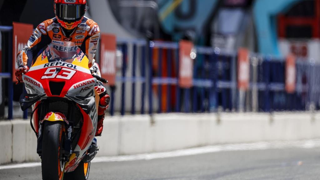 Marc Márquez sobre su Honda
