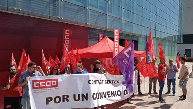 Masivo respaldo a la huelga en los contact center de Castilla-La Mancha
