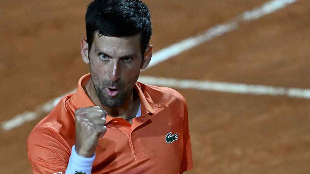 Novak Djokovic, en el Masters 1.000 de Roma