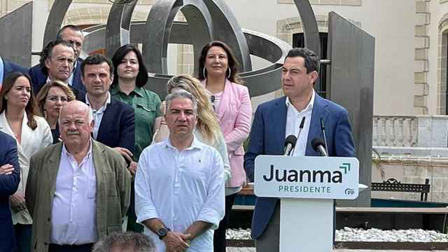 Juanma Moreno este domingo en la presentación del PP-A.