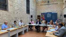 Un instante de la Comisión de Urbanismo celebrada en el Ayuntamiento de Toledo.