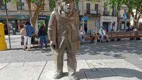 Estatua en la plaza del Corrillo de Salamanca
