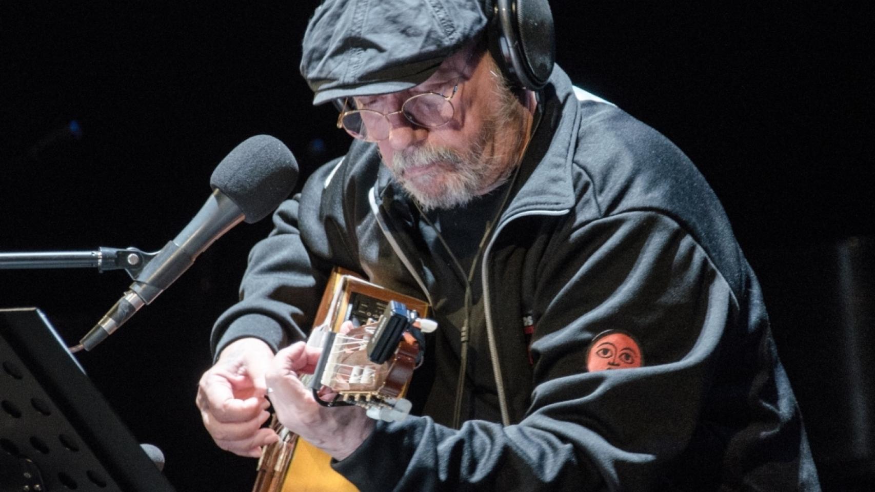 Silvio Rodríguez, durante un concierto reciente.