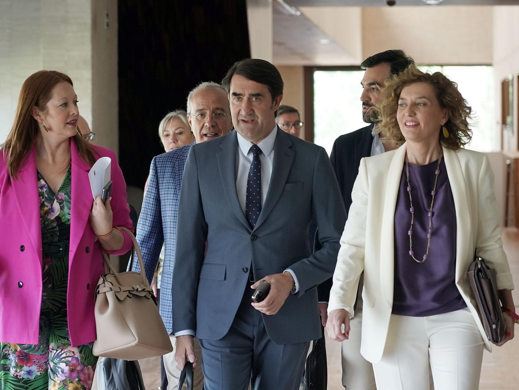 El consejero de Medio Ambiente, Juan Carlos Suárez-Quiñones, durante su comparecencia de este martes en las Cortes.