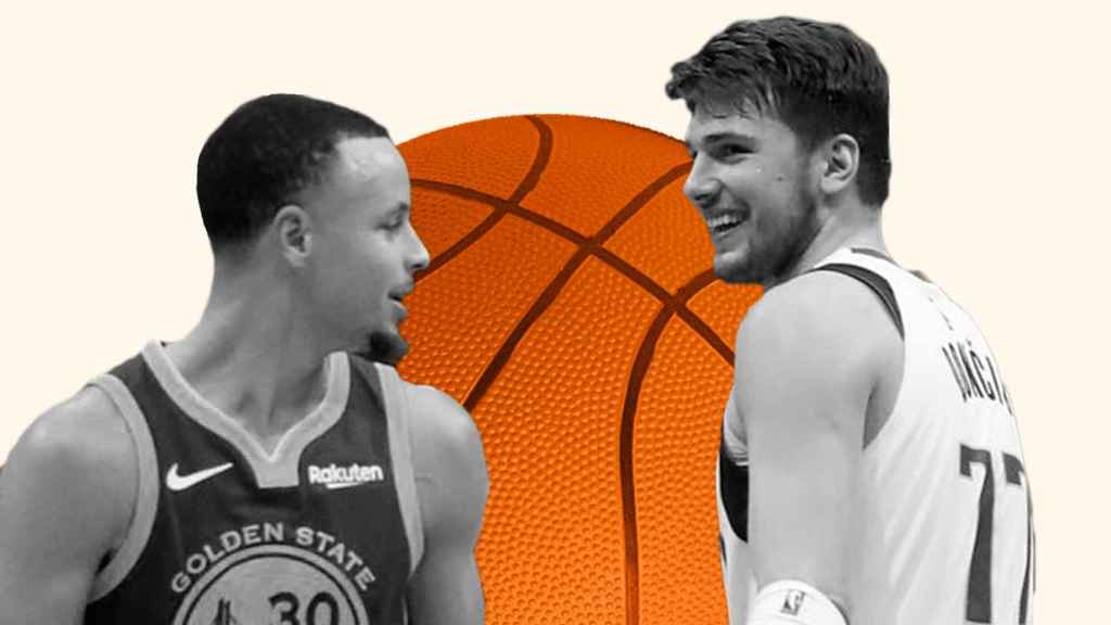 Stephen Curry y Luka Doncic